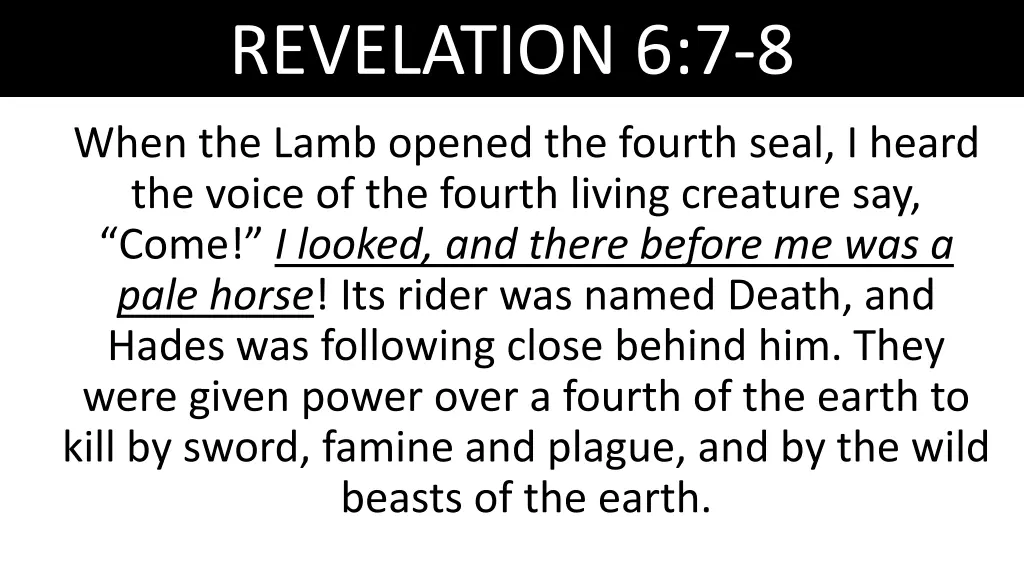 revelation 6 7 8