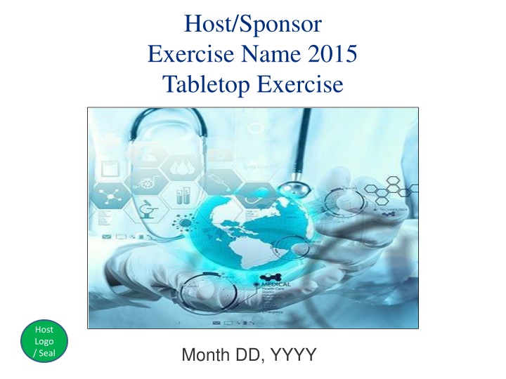 host sponsor exercise name 2015 tabletop exercise