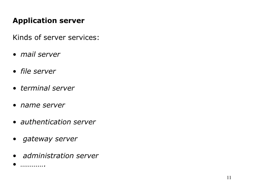 application server