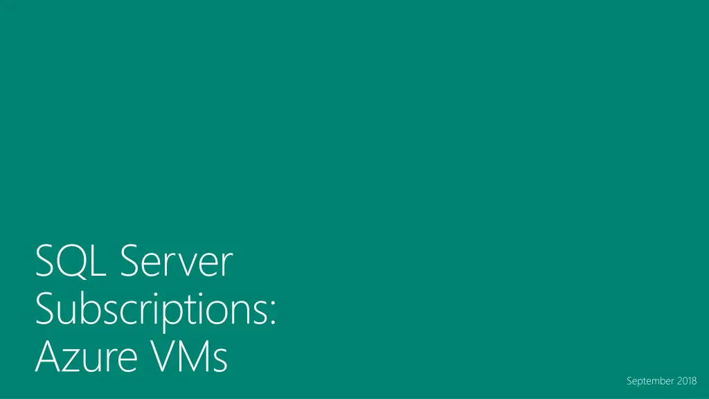 sql server subscriptions azure vms