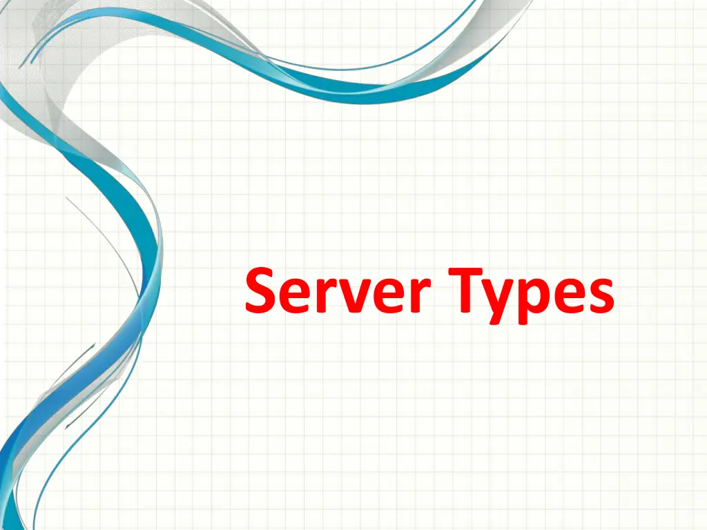 server types