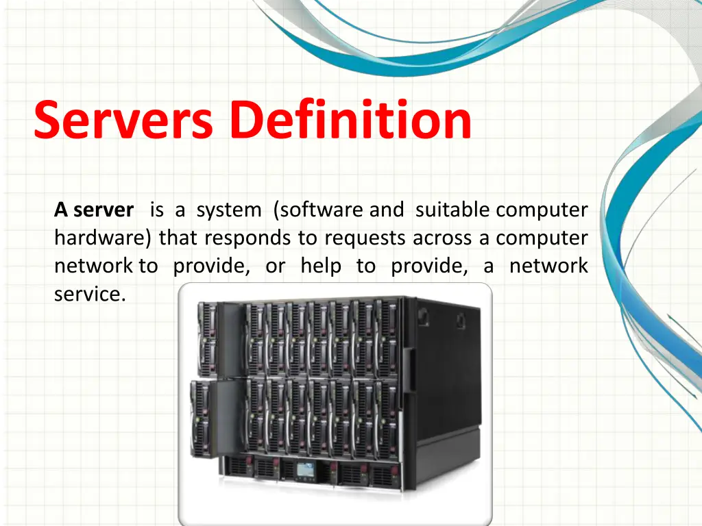 servers definition