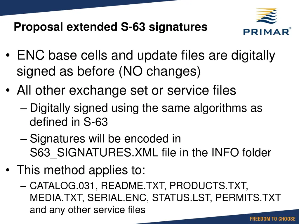 proposal extended s 63 signatures