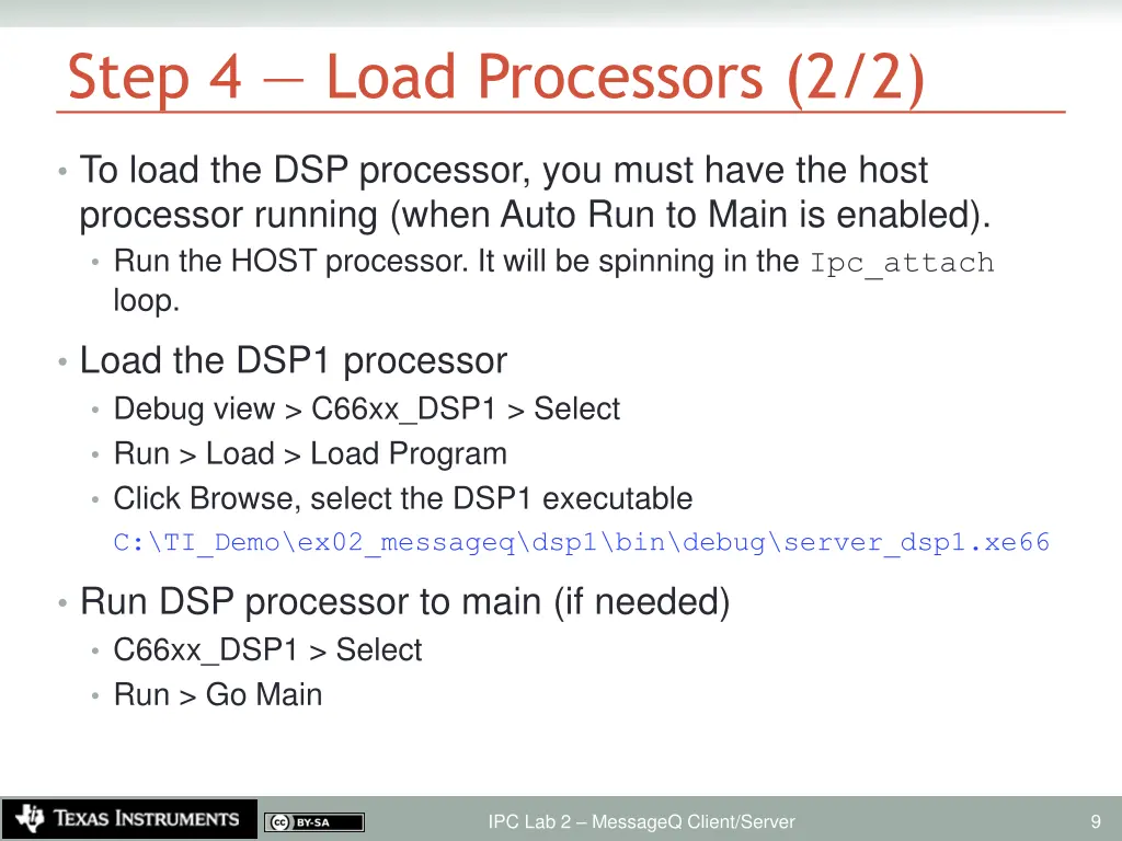 step 4 load processors 2 2