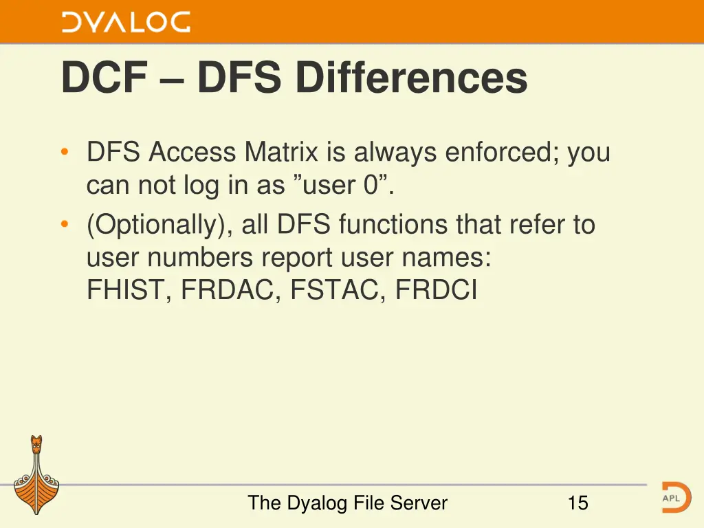 dcf dfs differences