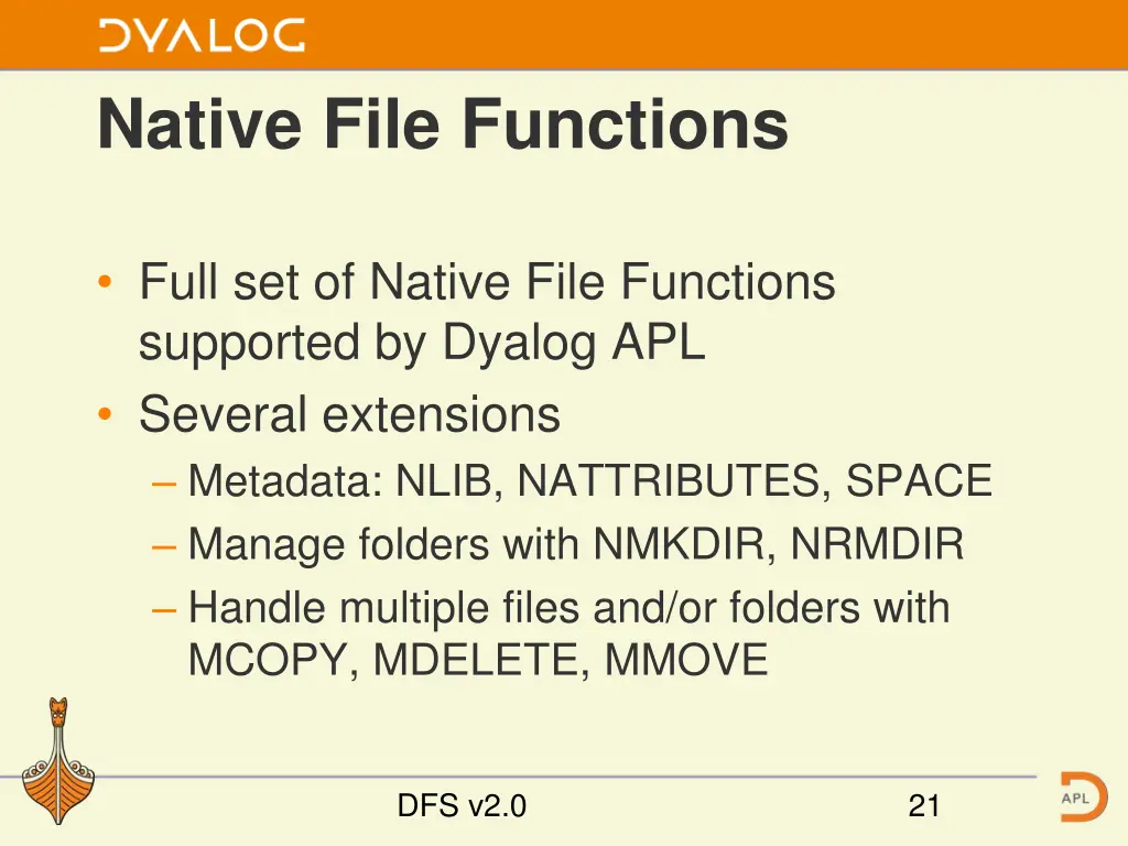 native file functions