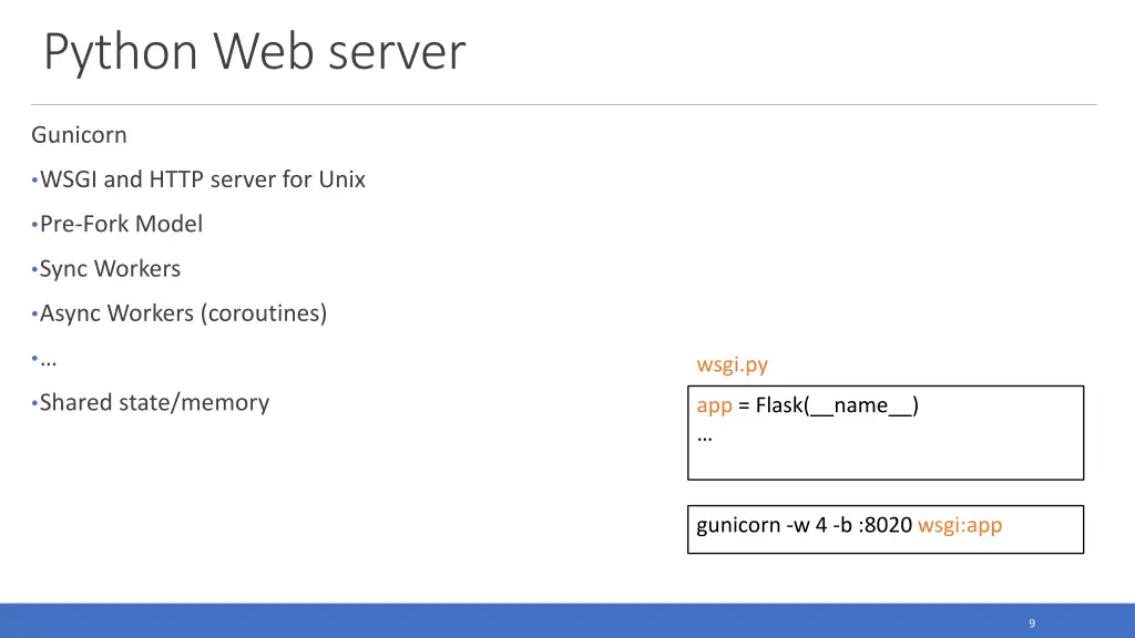 python web server