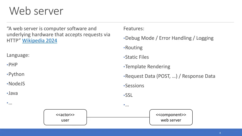 web server