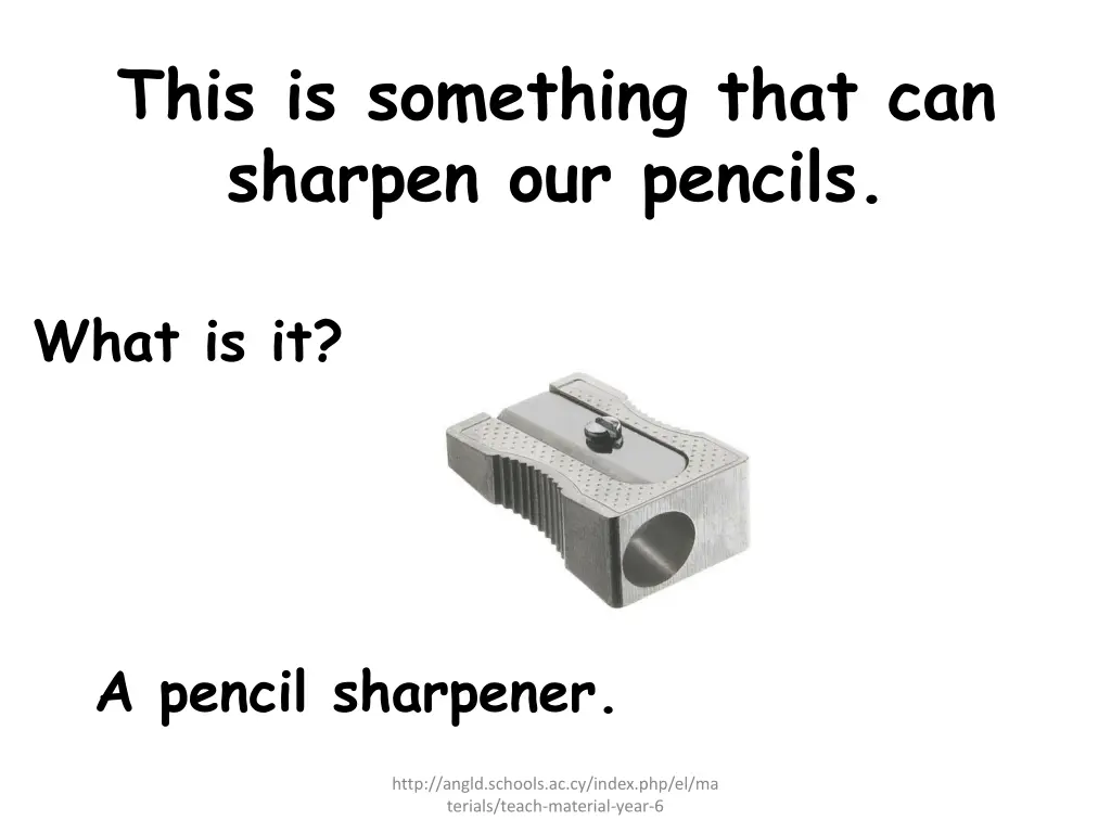 this is something that can sharpen our pencils