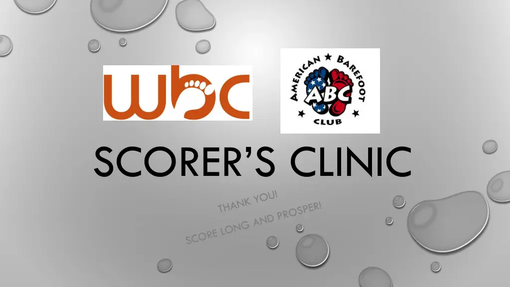 scorer s clinic 1