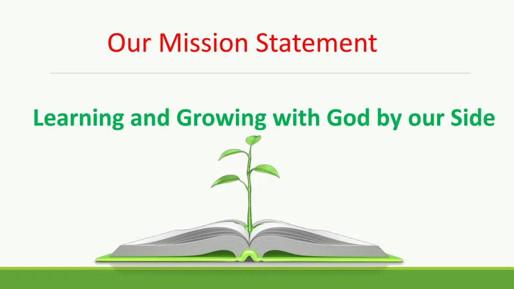 our mission statement