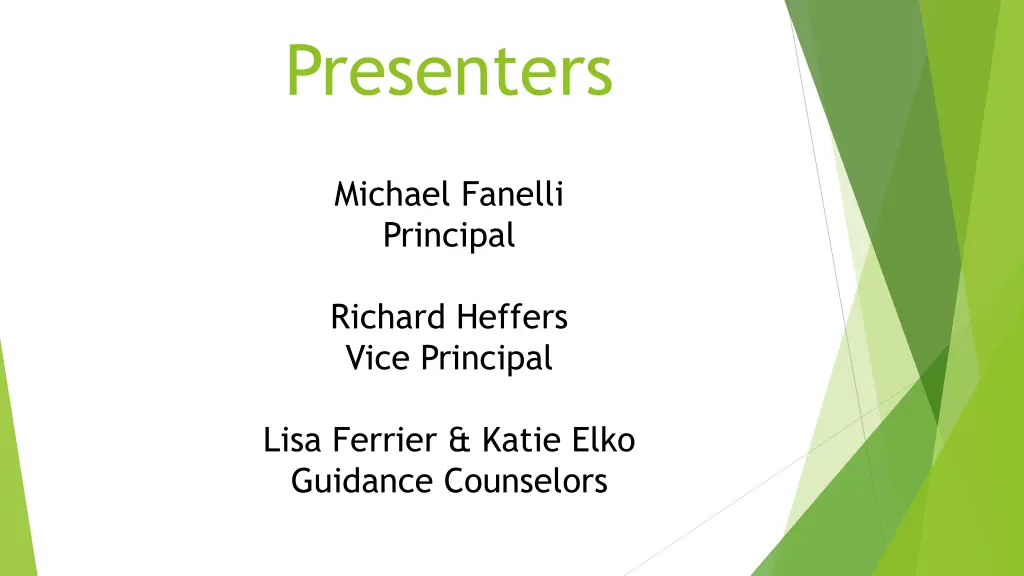 presenters