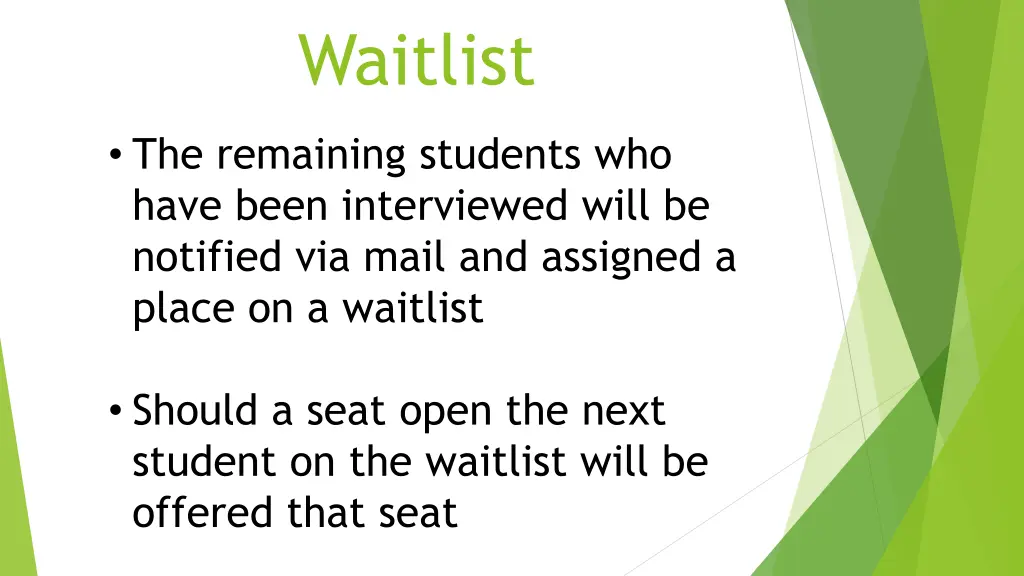 waitlist