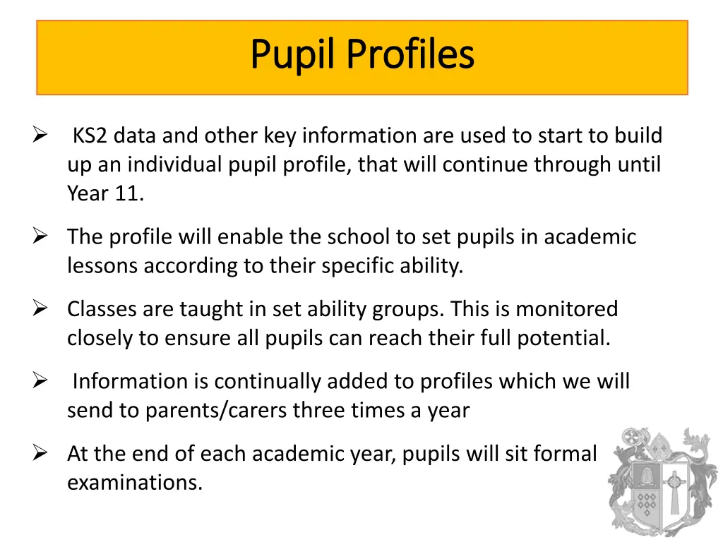 pupil profiles pupil profiles