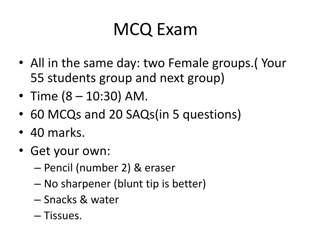 mcq exam 1