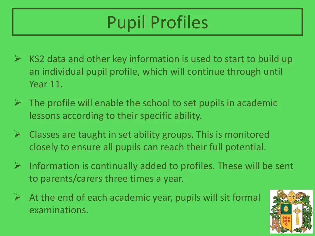 pupil profiles