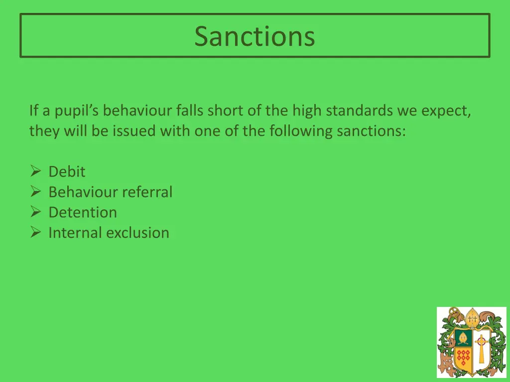 sanctions