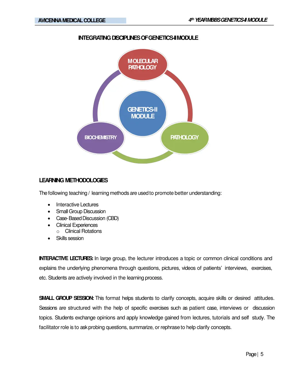 4 th year mbbs genetics iimodule 3