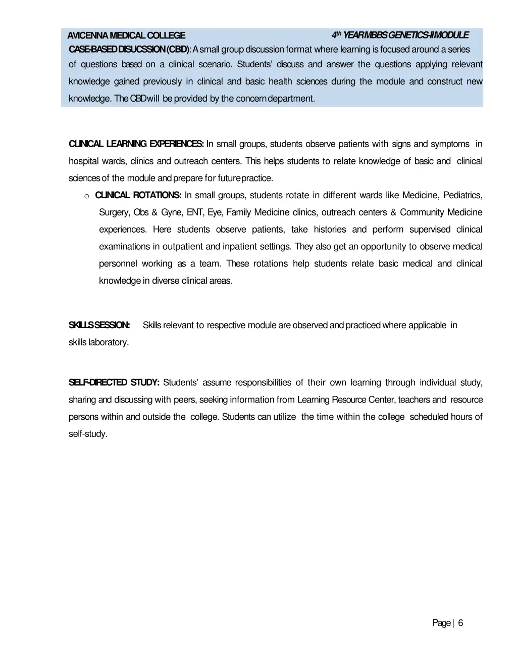 4 th year mbbs genetics iimodule 4