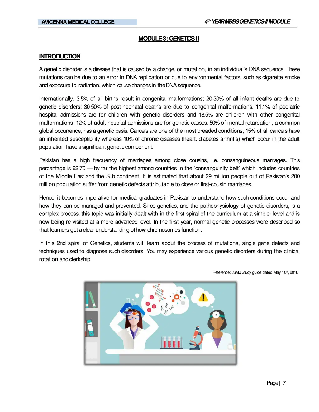 4 th year mbbs genetics iimodule 5