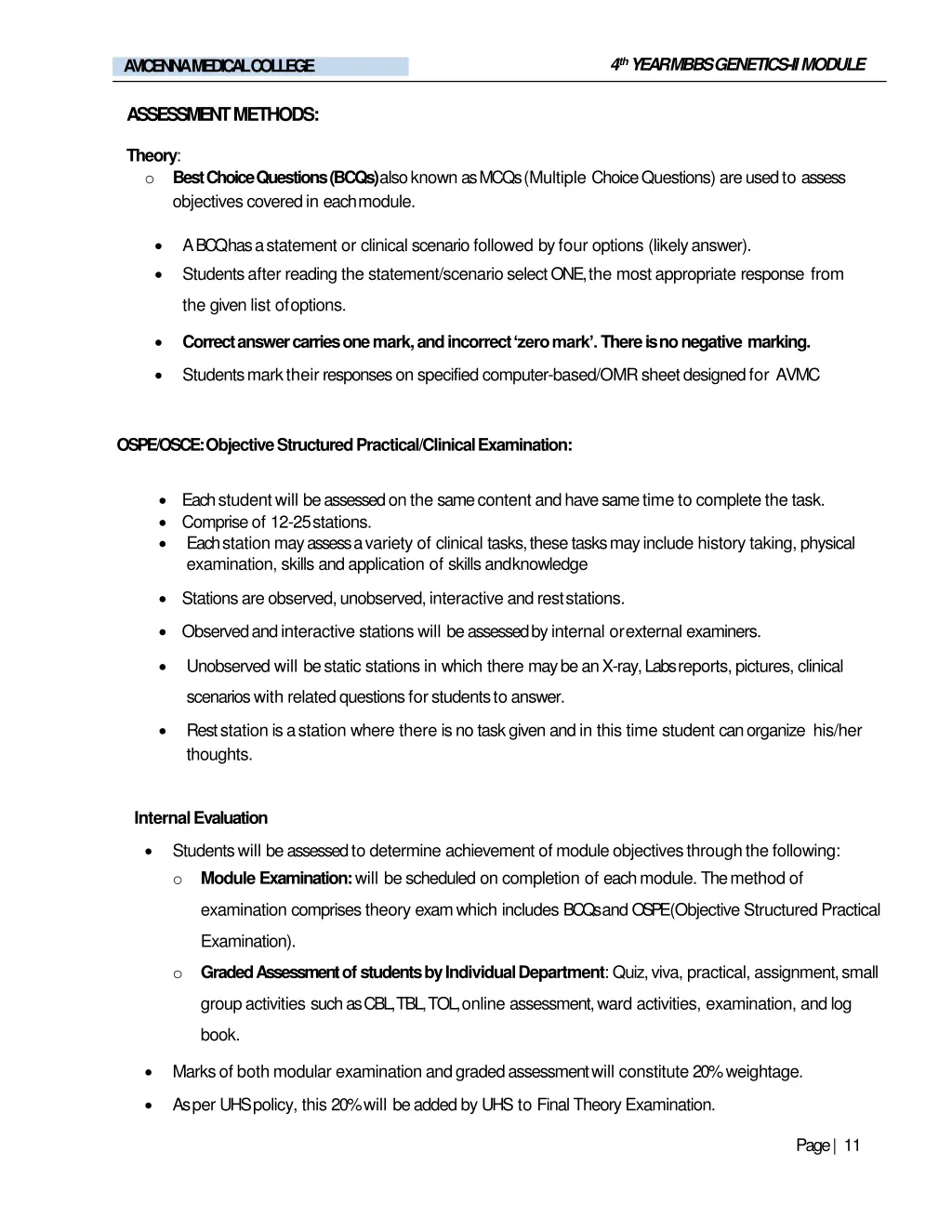 4 th year mbbs genetics iimodule 9