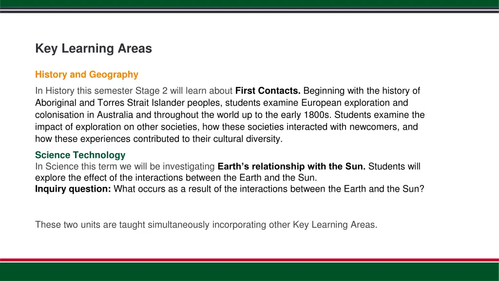 key learning areas 1