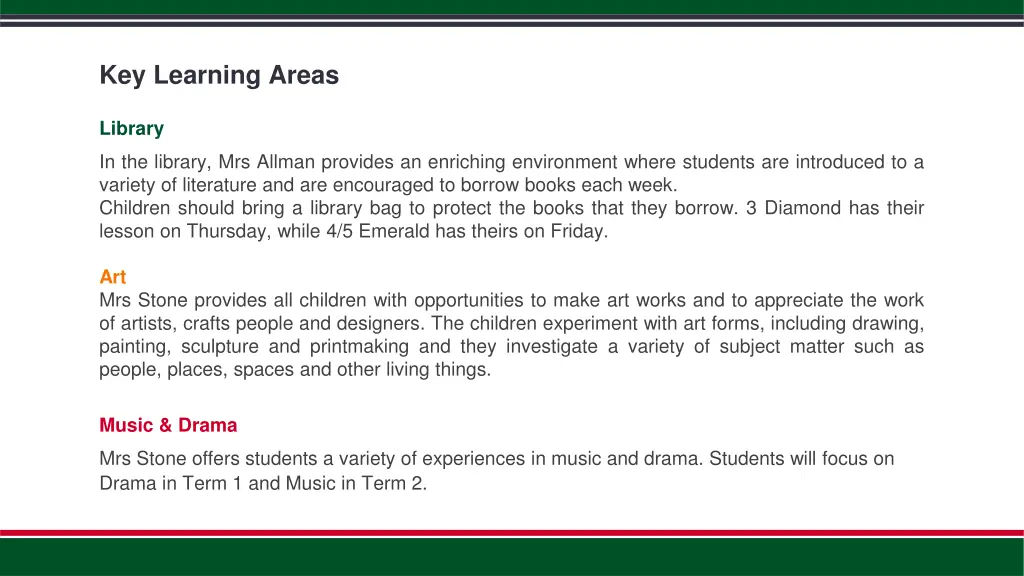 key learning areas 3