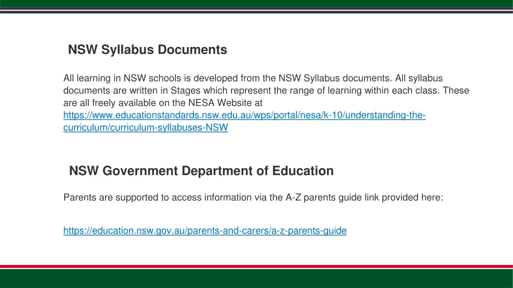 nsw syllabus documents