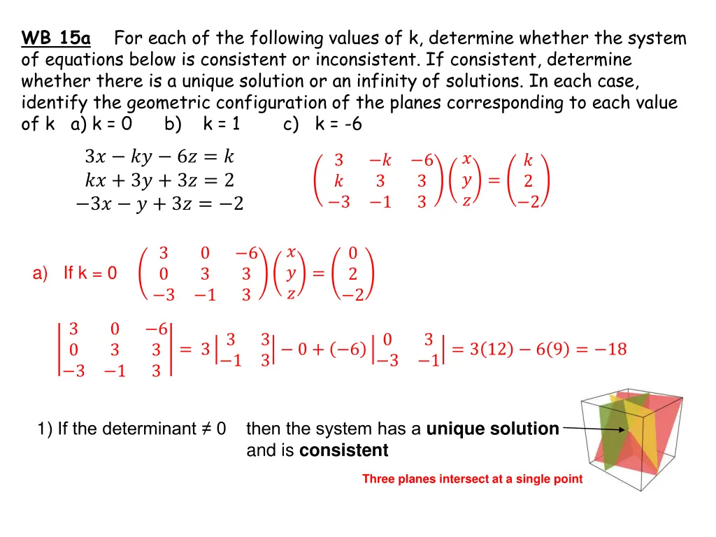 wb 15a for each of the following values