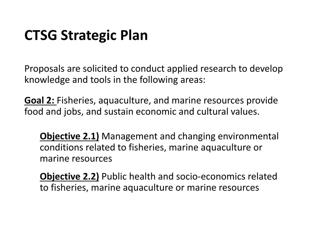 ctsg strategic plan