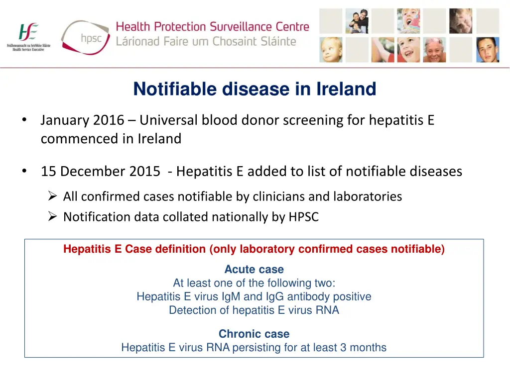 notifiable disease in ireland