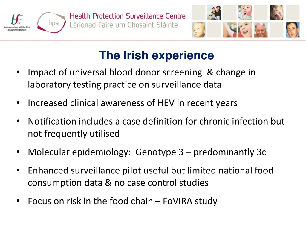 the irish experience