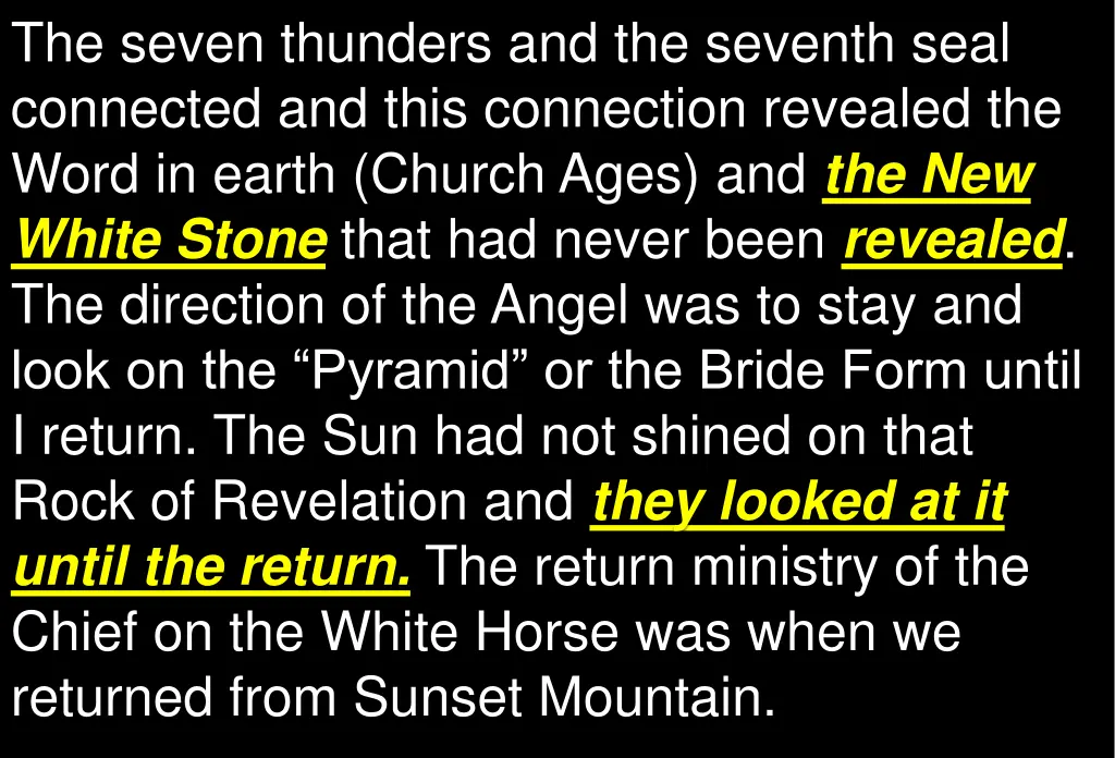 the seven thunders and the seventh seal connected