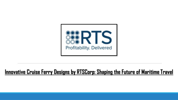 innovative cruise ferry designs by rtscorp