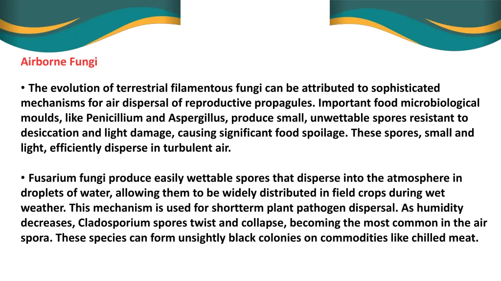 airborne fungi