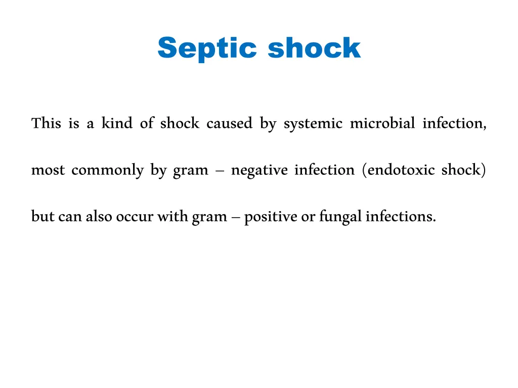 septic shock