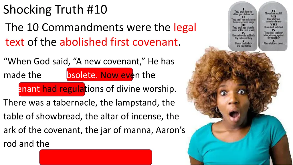 shocking truth 10 the 10 commandments were 11