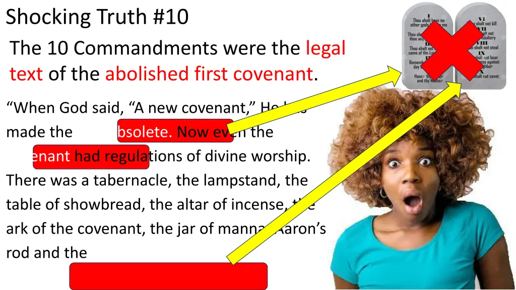 shocking truth 10 the 10 commandments were 12