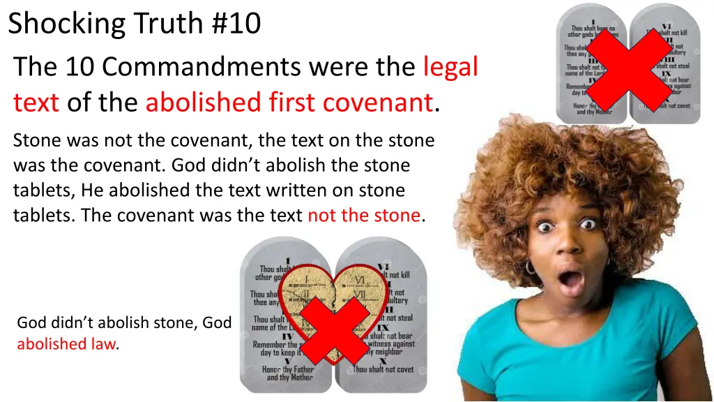 shocking truth 10 the 10 commandments were 9