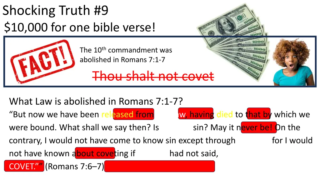 shocking truth 9 10 000 for one bible verse 18