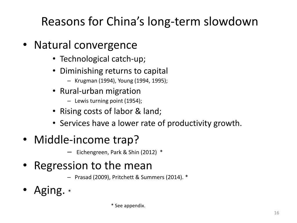 reasons for china s long term slowdown