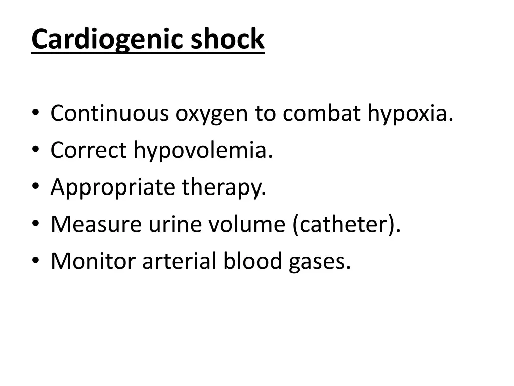 cardiogenic shock 1