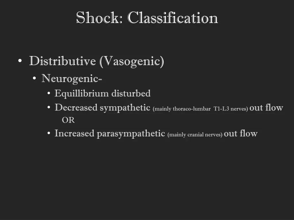 shock classification 4