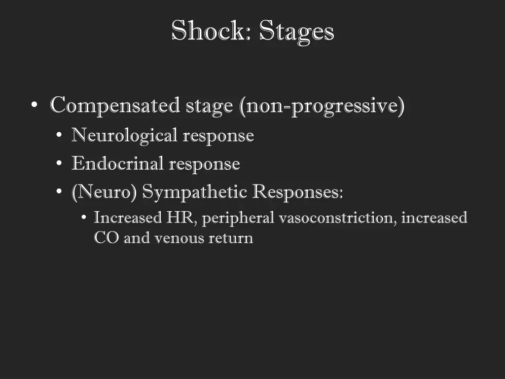 shock stages 1