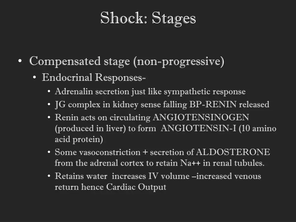 shock stages 3