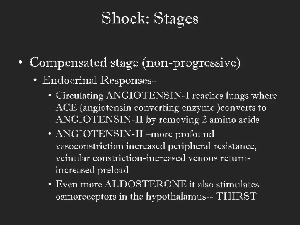 shock stages 4