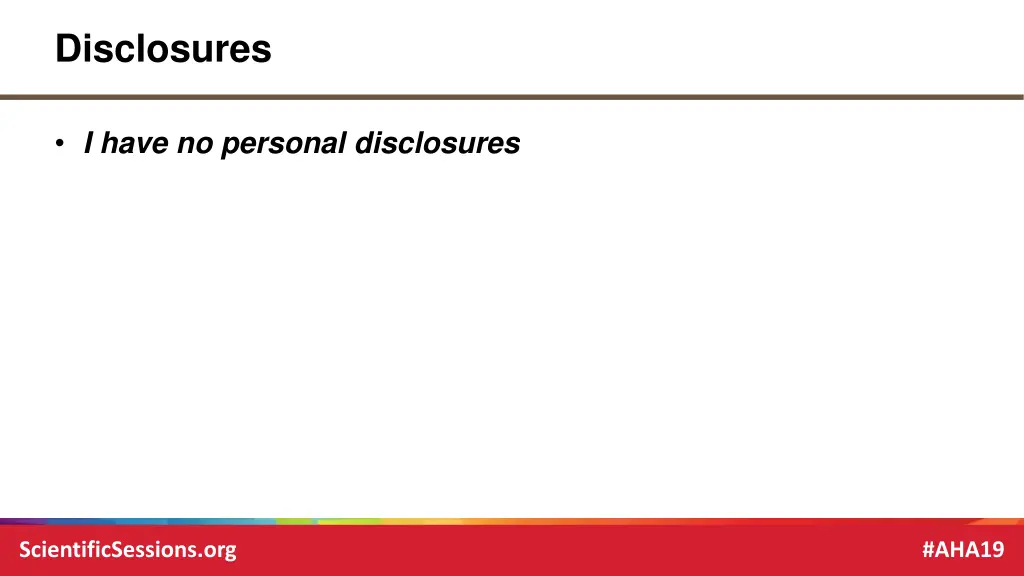 disclosures