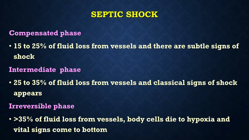 septic shock 19