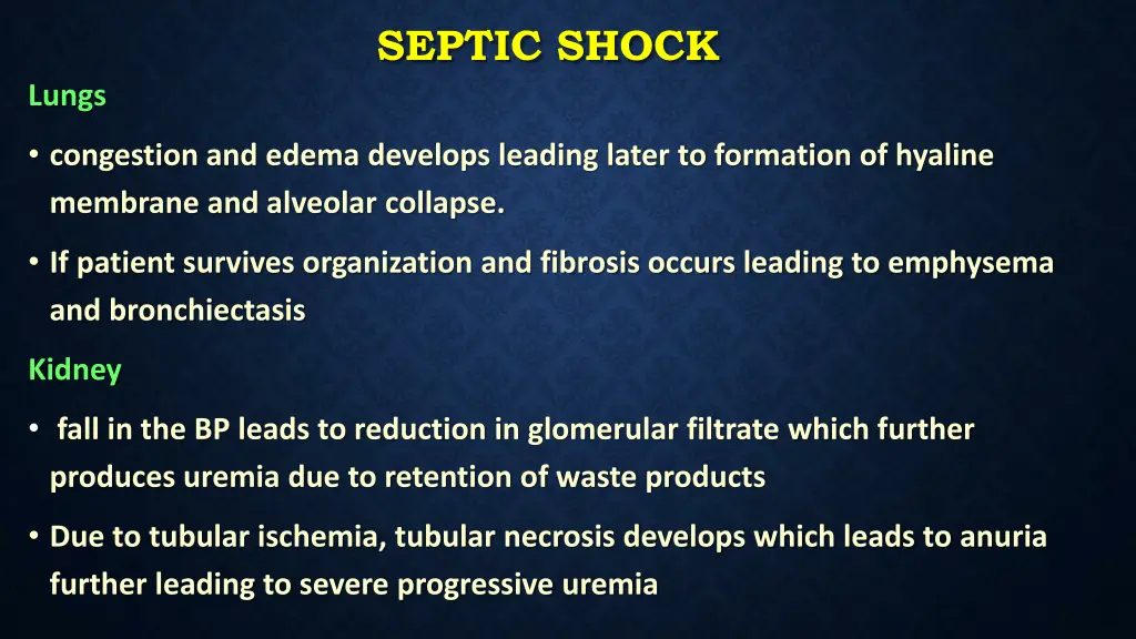 septic shock 21