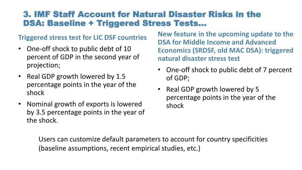 3 imf staff account for natural disaster risks